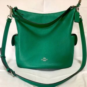 Authentic Coach Pennie Shoulder Bag, Green
